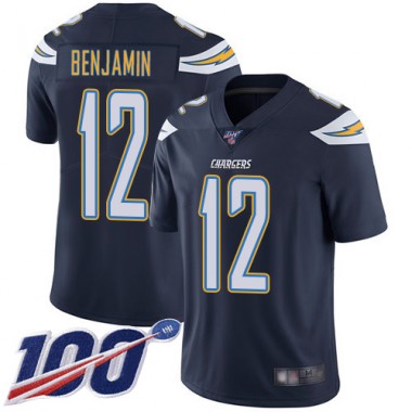 Los Angeles Chargers NFL Football Travis Benjamin Navy Blue Jersey Youth Limited  #12 Home 100th Season Vapor Untouchable->women nfl jersey->Women Jersey